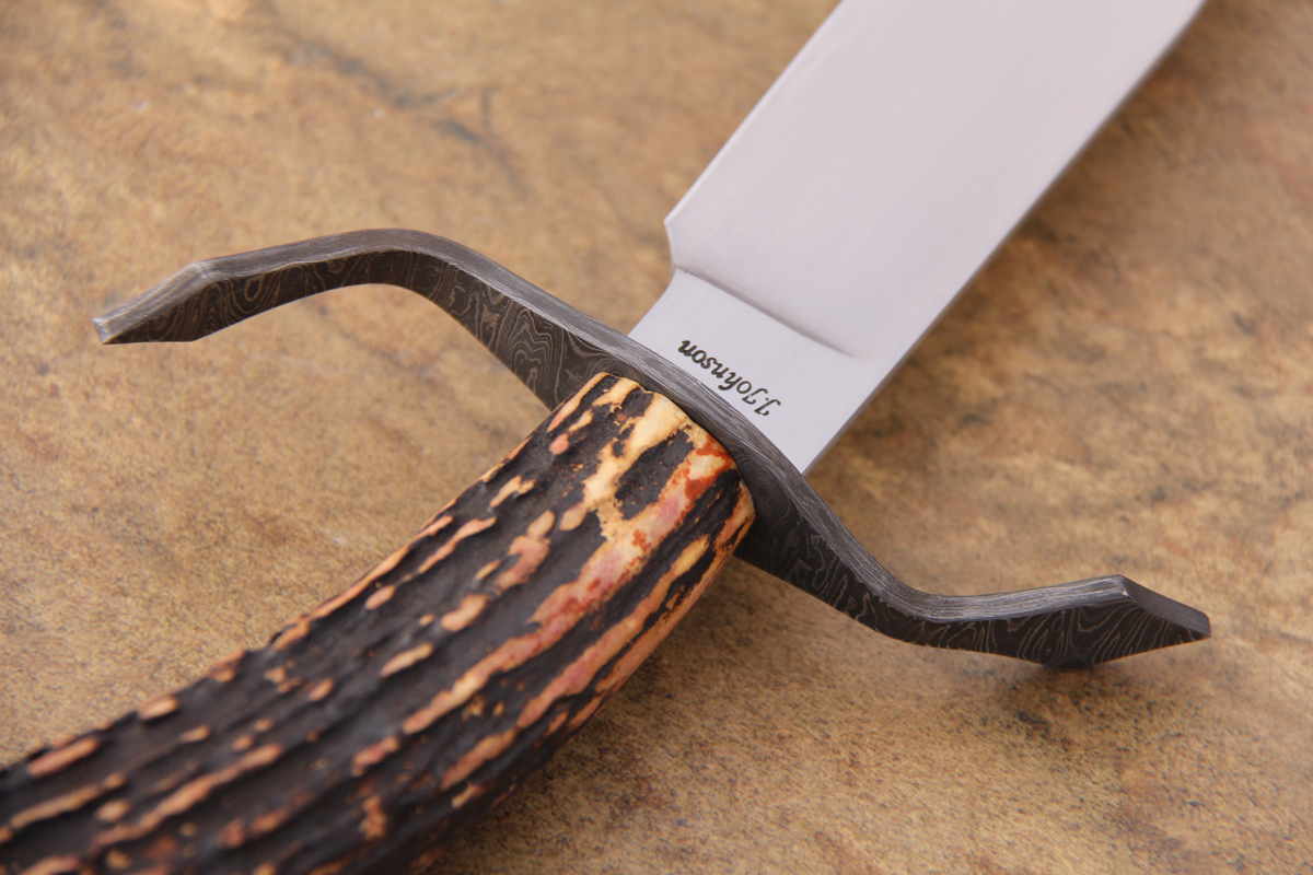 SGuard Stag Bowie Jerid Johnson Custom Handmade Knives